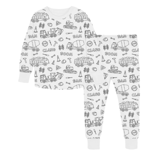 SpeelBazaar™ | Inkleurbare Kinder Pyjama