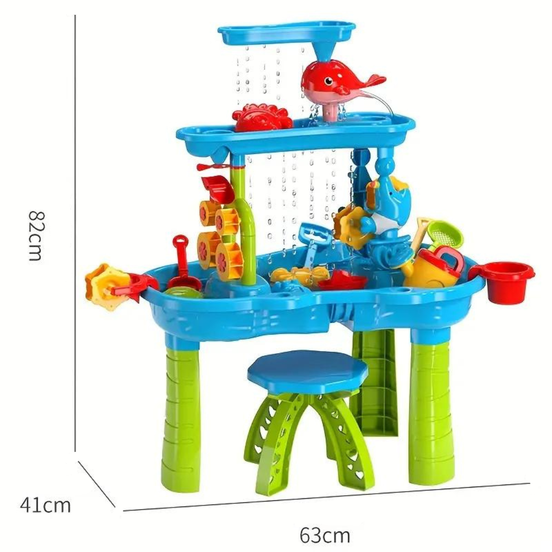 AquaTower™ – 3-laags Zand- en Waterspeeltafel