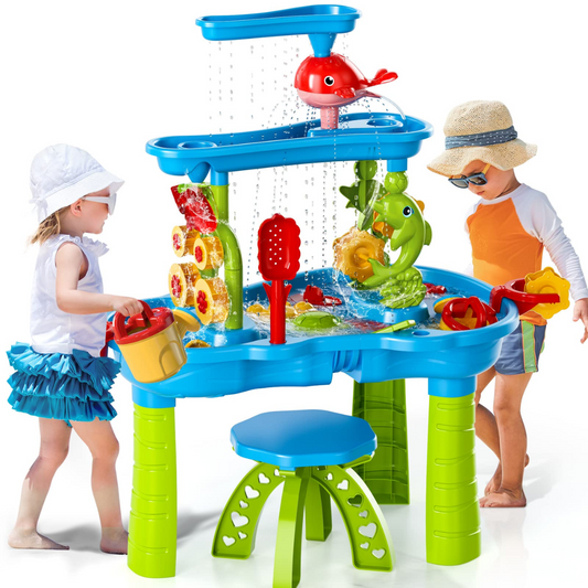 AquaTower™ – 3-laags Zand- en Waterspeeltafel