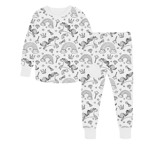 SpeelBazaar™ | Inkleurbare Kinder Pyjama